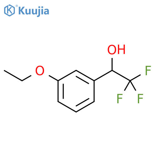 Benzenemethanol, 3-ethoxy-α-(trifluoromethyl)- structure