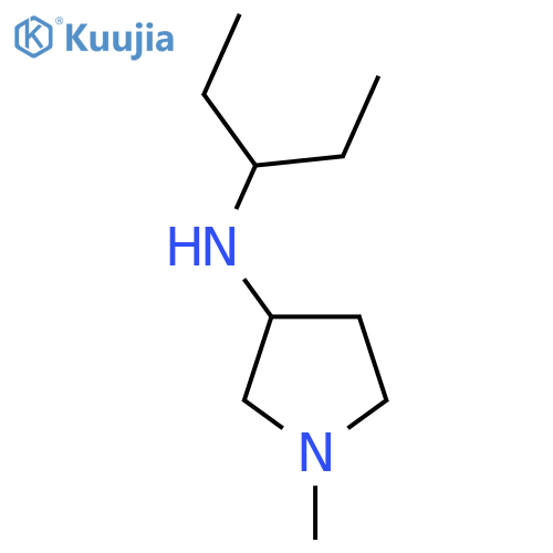 1-Methyl-N-(pentan-3-yl)pyrrolidin-3-amine structure
