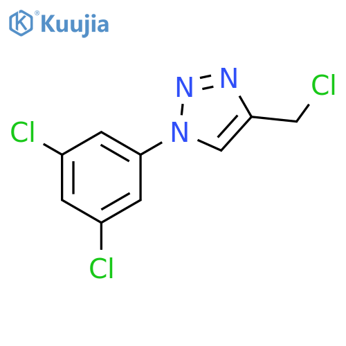4-(chloromethyl)-1-(3,5-dichlorophenyl)-1H-1,2,3-triazole structure