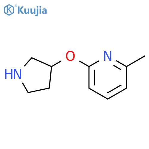2-methyl-6-(pyrrolidin-3-yloxy)pyridine structure