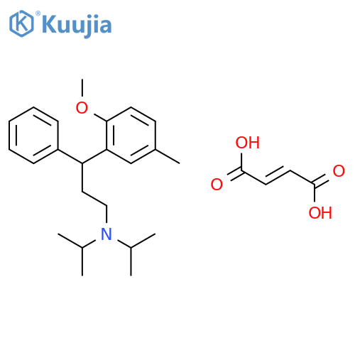 N,N-Diisopropyl-3-(2-methoxy-5-methylphenyl)-3-phenylpropan-1-amine fumarate structure