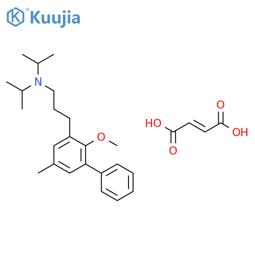 2-Methoxy-5-methyl-N,N-bis(1-methylethyl)-γ-phenyl-benzenepropanamine (2E)-2-Butenedioate structure