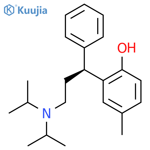 2-(1S)-3-bis(propan-2-yl)amino-1-phenylpropyl-4-methylphenol structure