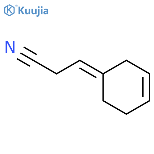 Propanenitrile, 3-(3-cyclohexen-1-ylidene)-, (Z)- structure