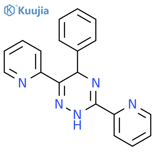 1,2,4-Triazine, 2,5-dihydro-5-phenyl-3,6-di-2-pyridinyl- structure