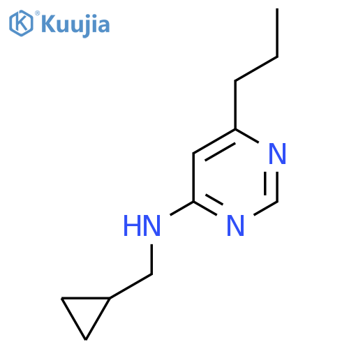 N-(Cyclopropylmethyl)-6-propylpyrimidin-4-amine structure
