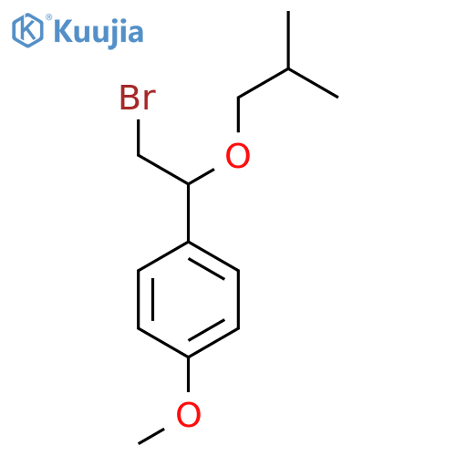 1-2-bromo-1-(2-methylpropoxy)ethyl-4-methoxybenzene structure