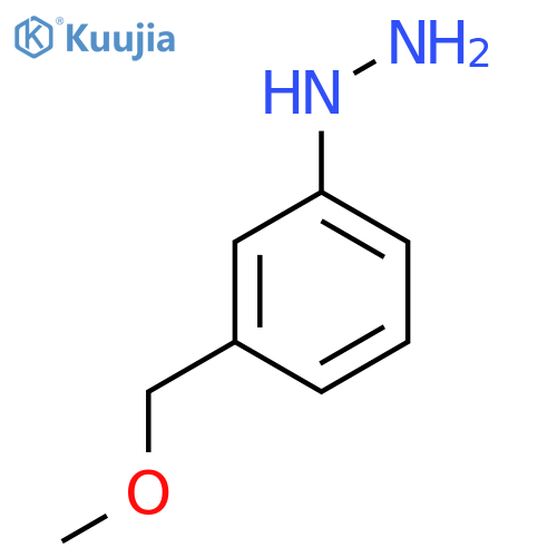 3-(methoxymethyl)phenylhydrazine structure