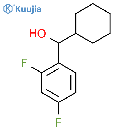 Cyclohexyl (2,4-difluorophenyl)methanol structure