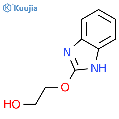 Ethanol,2-(1H-benzimidazol-2-yloxy)- structure