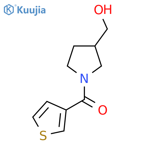 [1-(Thiophene-3-carbonyl)pyrrolidin-3-yl]methanol structure