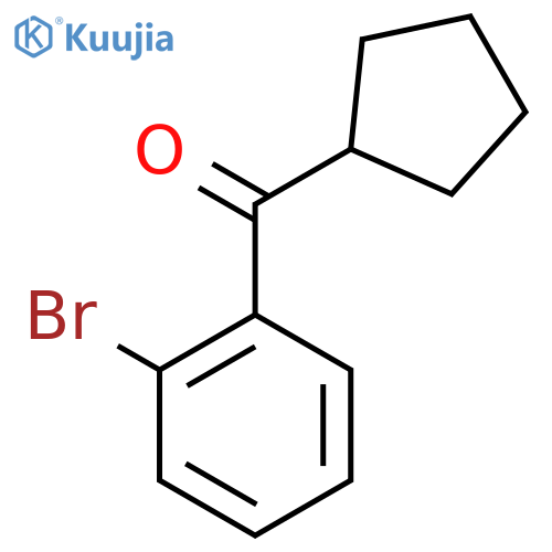 (2-Bromophenyl)(cyclopentyl)methanone structure