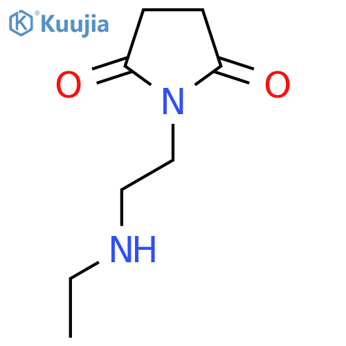 1-[2-(Ethylamino)ethyl]pyrrolidine-2,5-dione structure