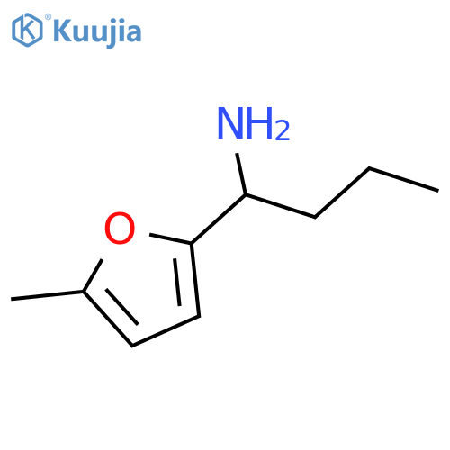 1-(5-methylfuran-2-yl)butan-1-amine structure