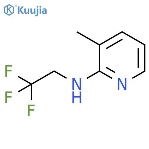 3-methyl-N-(2,2,2-trifluoroethyl)pyridin-2-amine structure