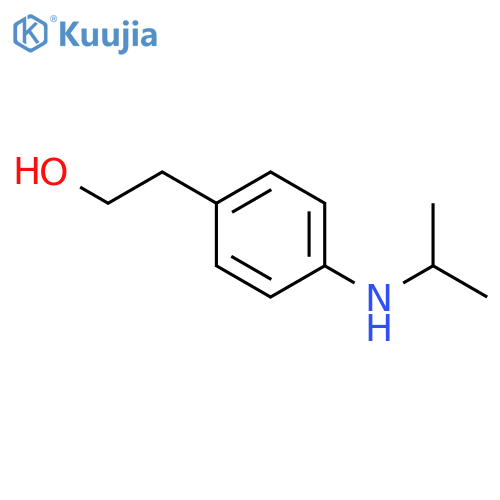 2-{4-(propan-2-yl)aminophenyl}ethan-1-ol structure