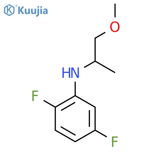 2,5-difluoro-N-(1-methoxypropan-2-yl)aniline structure