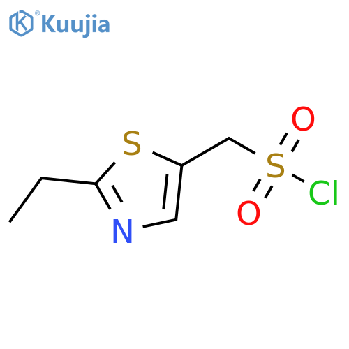 2-Ethyl-5-thiazolemethanesulfonyl chloride structure
