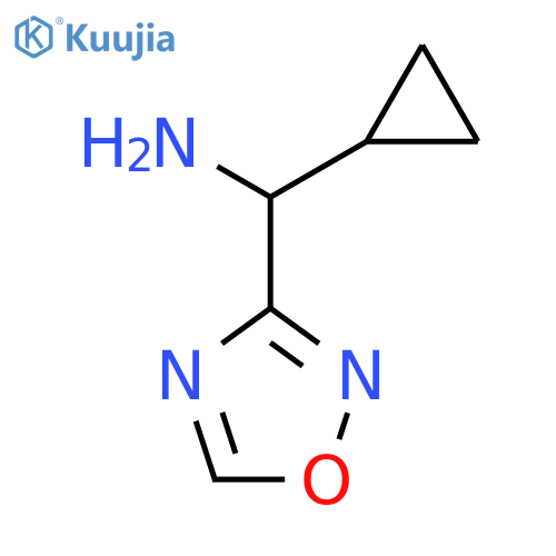 Cyclopropyl(1,2,4-oxadiazol-3-yl)methanamine structure