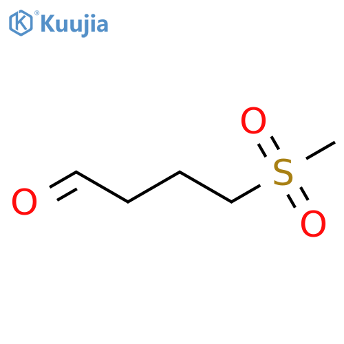 4-methanesulfonylbutanal structure
