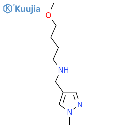 (4-methoxybutyl)(1-methyl-1H-pyrazol-4-yl)methylamine structure