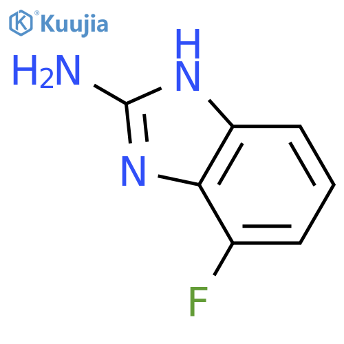 4-Fluoro-1H-benzimidazol-2-amine structure