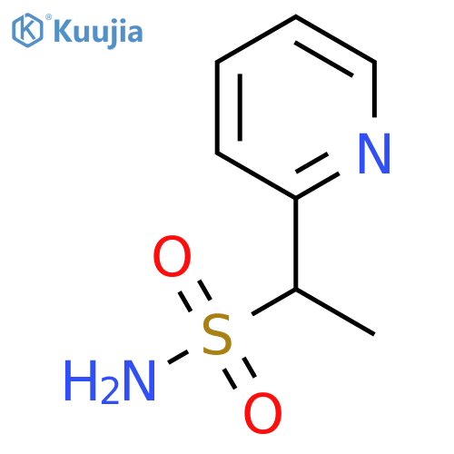 1-(pyridin-2-yl)ethane-1-sulfonamide structure