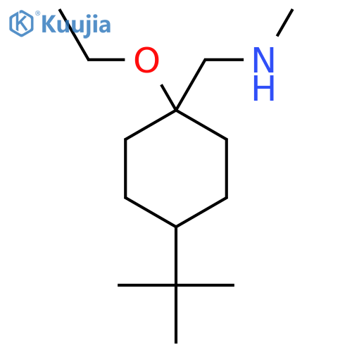 (4-tert-butyl-1-ethoxycyclohexyl)methyl(methyl)amine structure