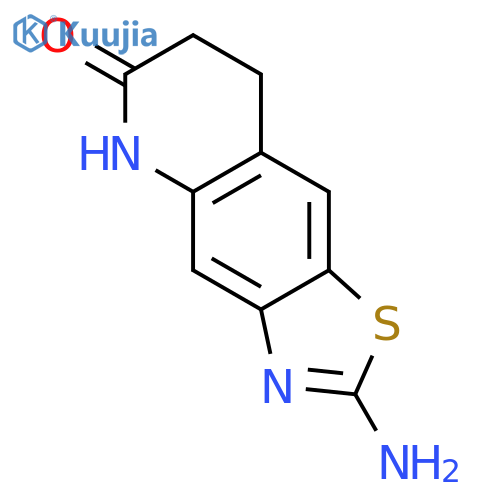 2-amino-7,8-dihydro[1,3]thiazolo[5,4-g]quinolin-6(5h)-one structure