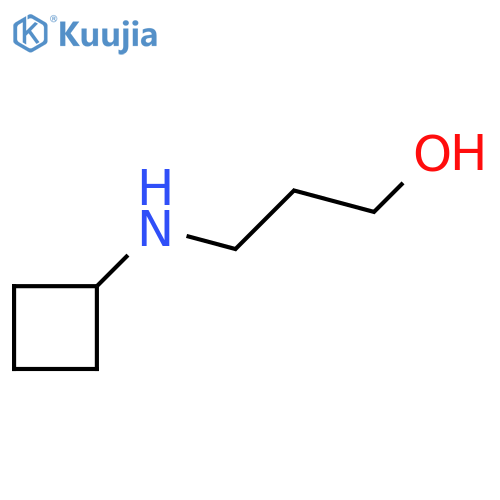 3-(Cyclobutylamino)propan-1-ol structure