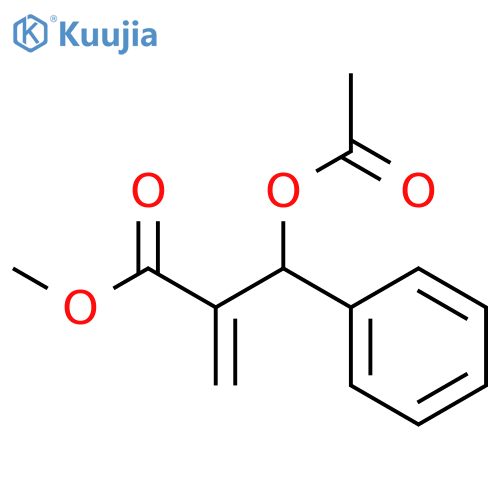 2-(ACETOXY-PHENYL-METHYL)-ACRYLIC ACID METHYL ESTER structure