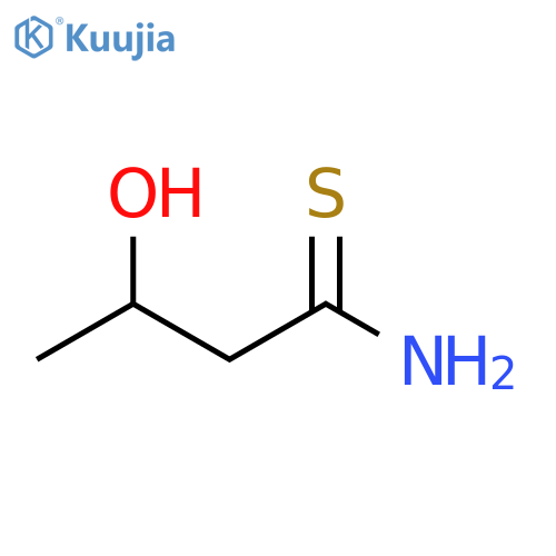 3-hydroxybutanethioamide structure