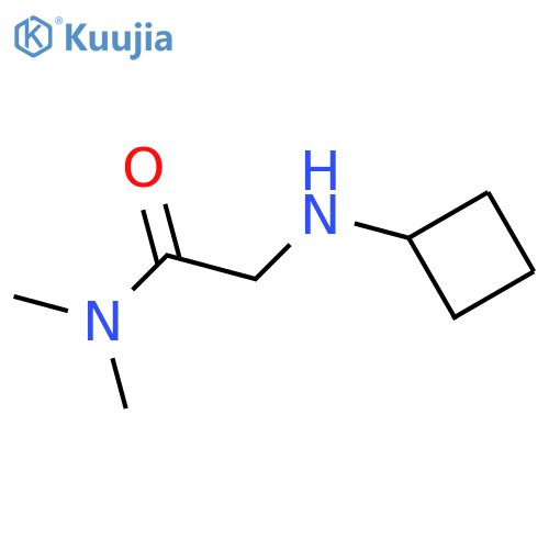 2-(cyclobutylamino)-N,N-dimethylacetamide structure