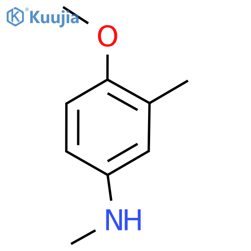 4-Methoxy-N,3-dimethylbenzenamine structure