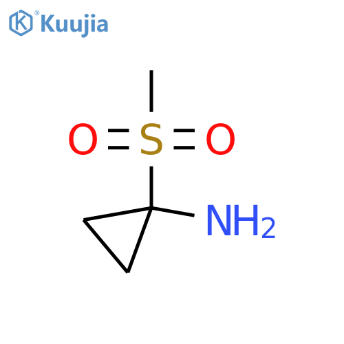 1-methylsulfonylcyclopropan-1-amine structure