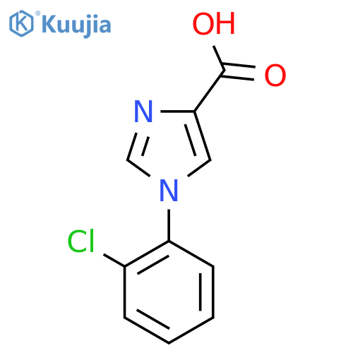1-(2-Chlorophenyl)-1H-imidazole-4-carboxylic acid structure