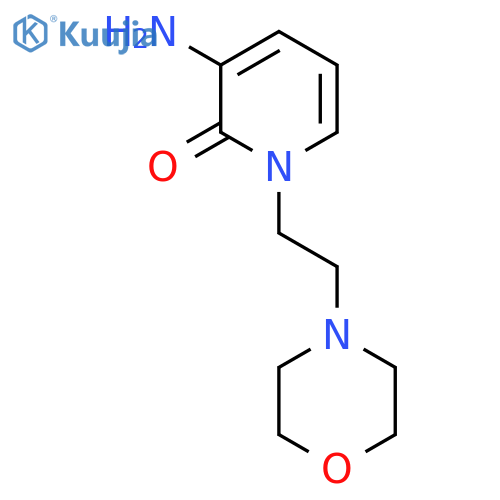 3-amino-1-(2-morpholinoethyl)pyridin-2-one structure
