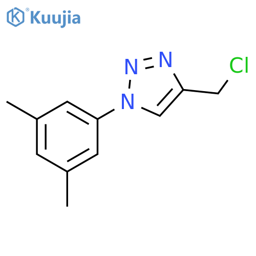 4-(chloromethyl)-1-(3,5-dimethylphenyl)-1H-1,2,3-triazole structure