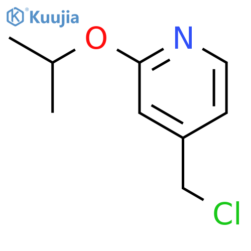 4-(Chloromethyl)-2-isopropoxypyridine structure
