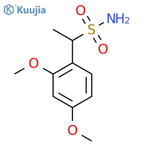 1-(2,4-Dimethoxyphenyl)ethane-1-sulfonamide structure