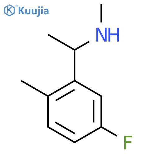 1-(5-FLUORO-2-METHYLPHENYL)-N-METHYLETHAN-1-AMINE structure
