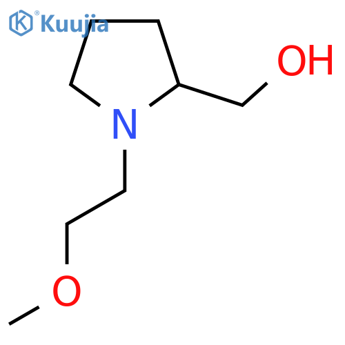 [1-(2-Methoxyethyl)pyrrolidin-2-yl]methanol structure