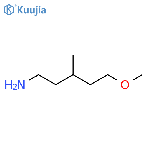 5-methoxy-3-methylpentan-1-amine structure