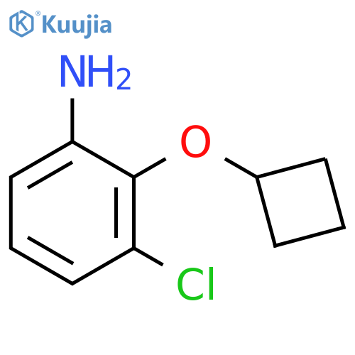 3-chloro-2-cyclobutoxyaniline structure