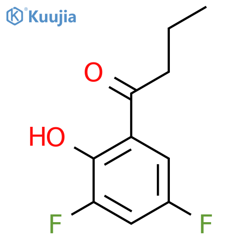 1-(3,5-Difluoro-2-hydroxyphenyl)butan-1-one structure