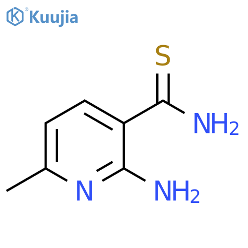 3-Pyridinecarbothioamide, 2-amino-6-methyl- structure