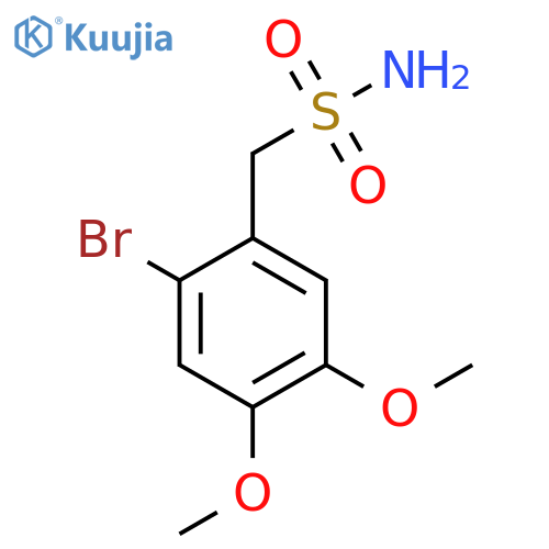 (2-Bromo-4,5-dimethoxyphenyl)methanesulfonamide structure