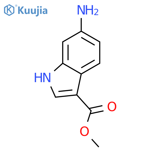 Methyl 6-amino-1H-indole-3-carboxylate structure