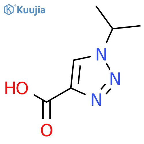 1-Isopropyl-1H-1,2,3-triazole-4-carboxylic acid structure