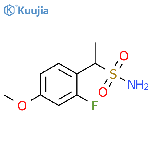 2-Fluoro-4-methoxy-α-methylbenzenemethanesulfonamide structure